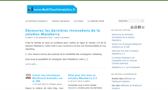 Desktop Screenshot of multitouchanalytics.fr